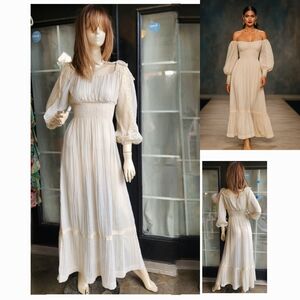 Vintage 1970s Lanz‎ Guze Dress with